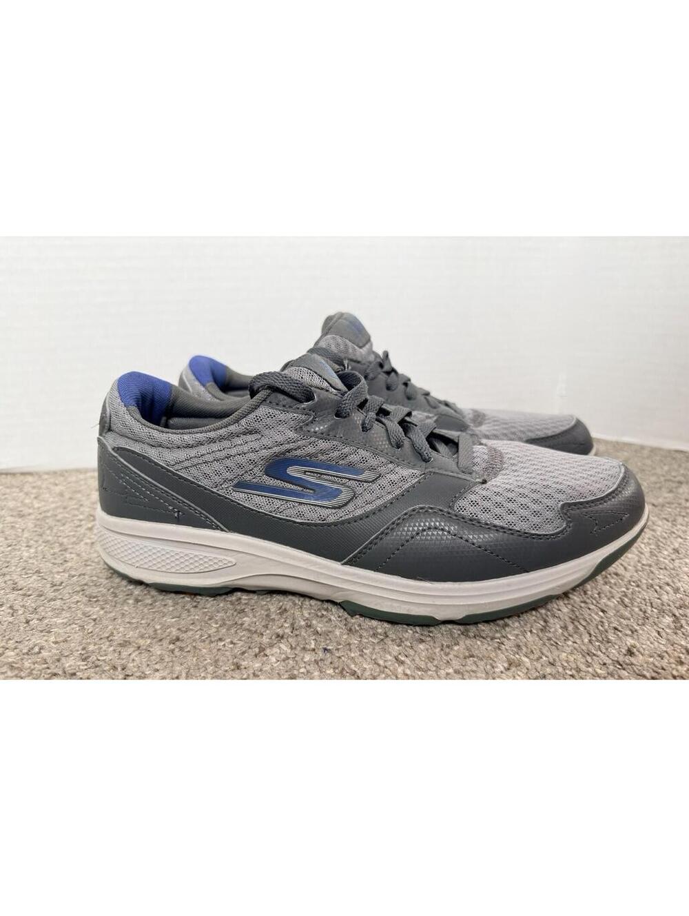 Skechers Go Golf Torque Sport Men Shoes Size 8.5 Grey Blue Spiked Spikes 54557